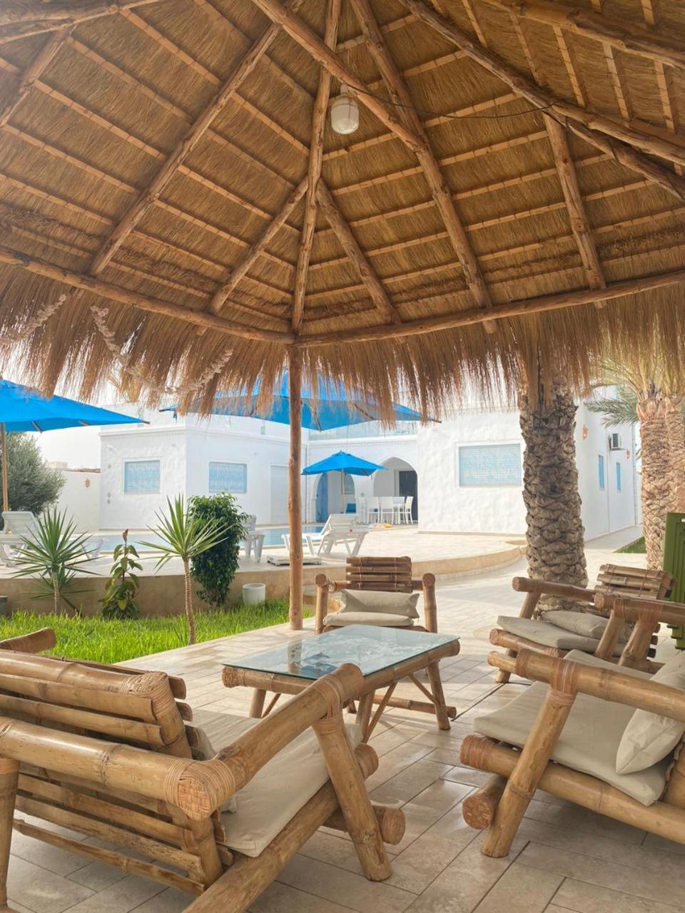 Villa La Palmeraie D'Arkou, Grande Piscine Bagian luar foto