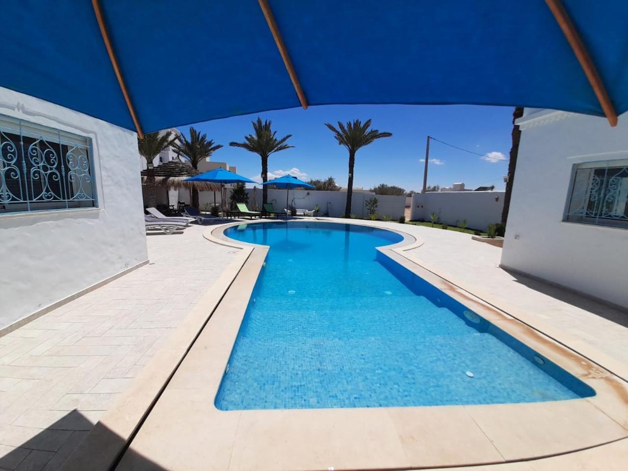 Villa La Palmeraie D'Arkou, Grande Piscine Bagian luar foto