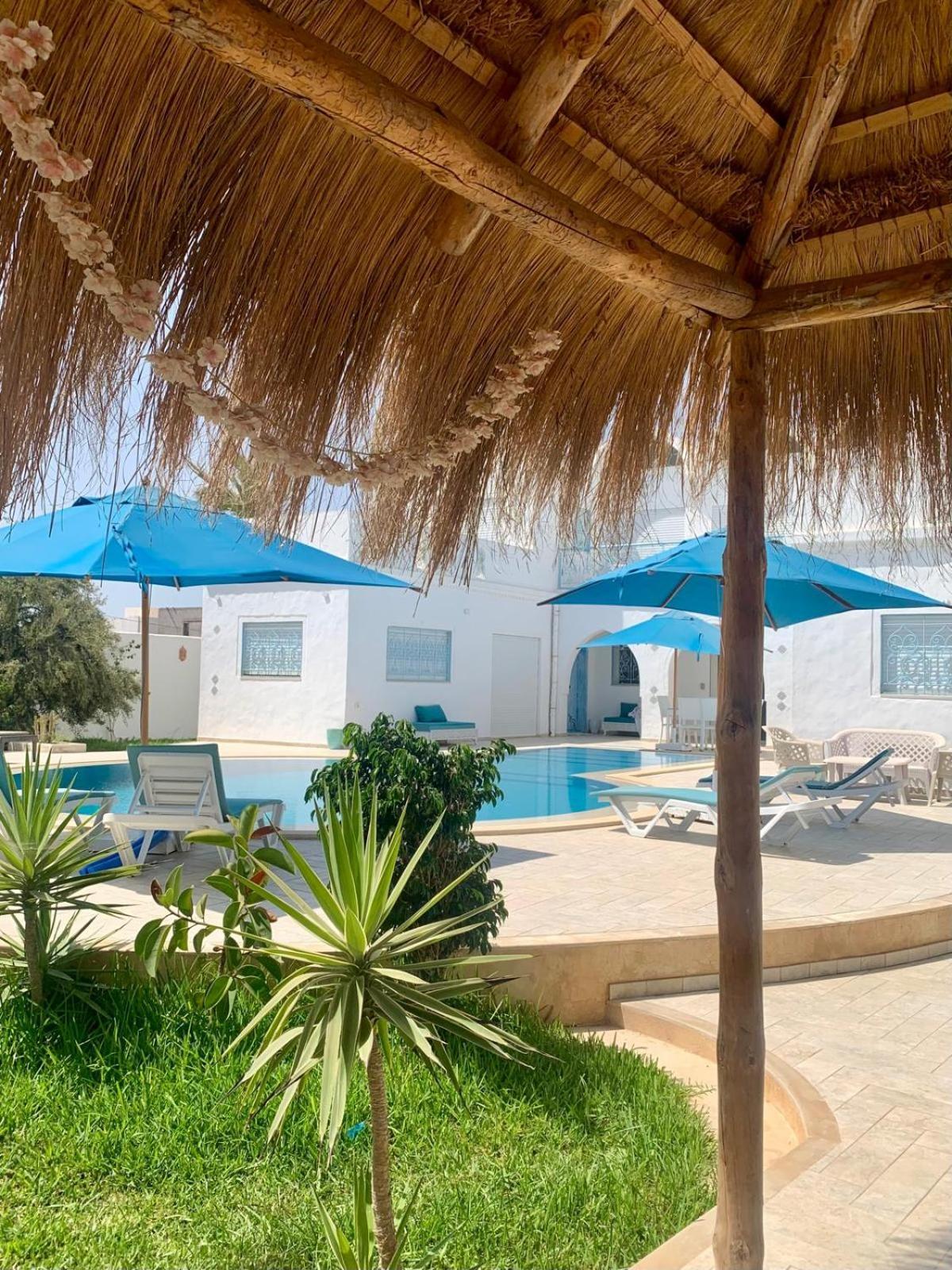 Villa La Palmeraie D'Arkou, Grande Piscine Bagian luar foto