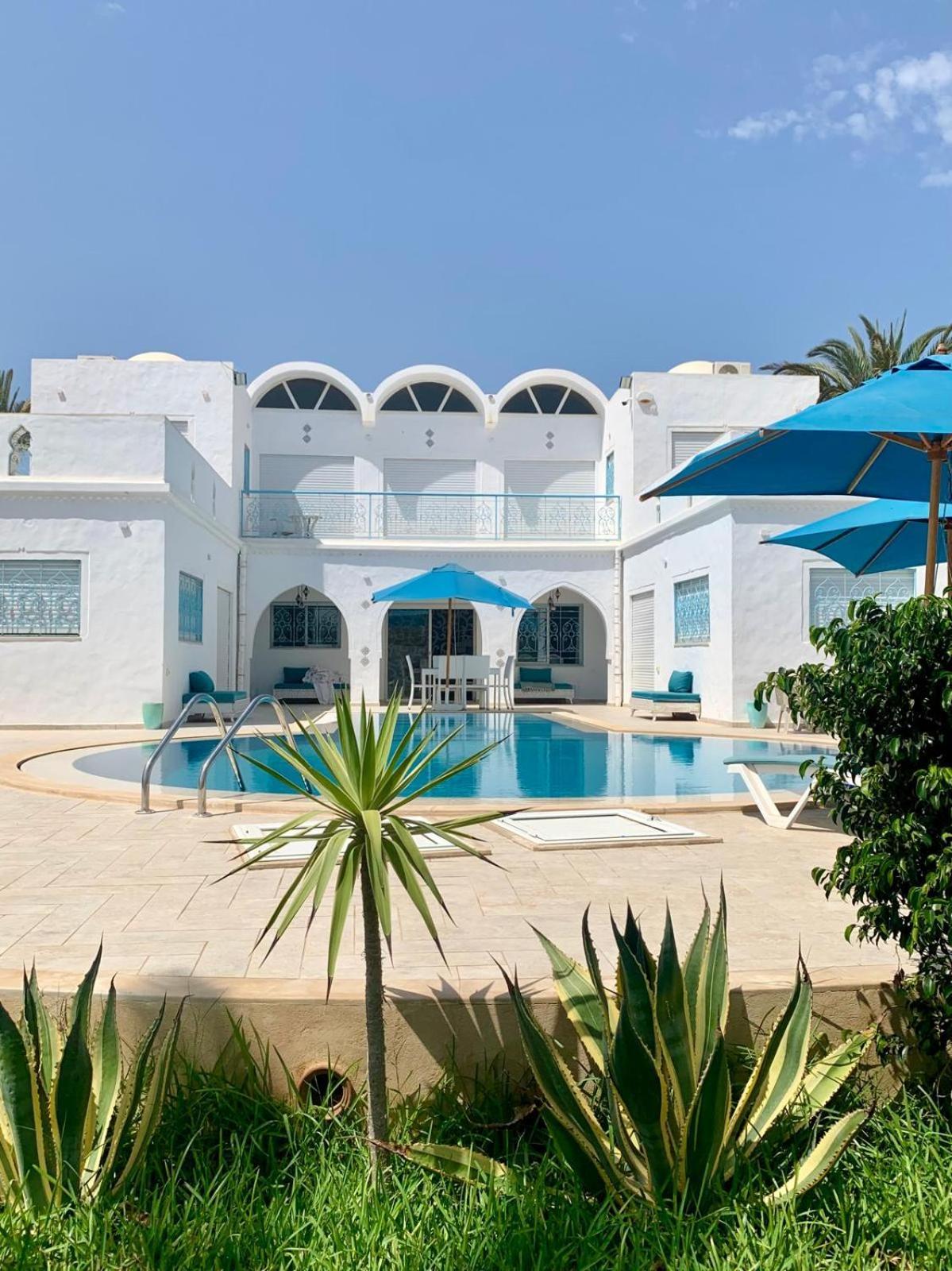 Villa La Palmeraie D'Arkou, Grande Piscine Bagian luar foto