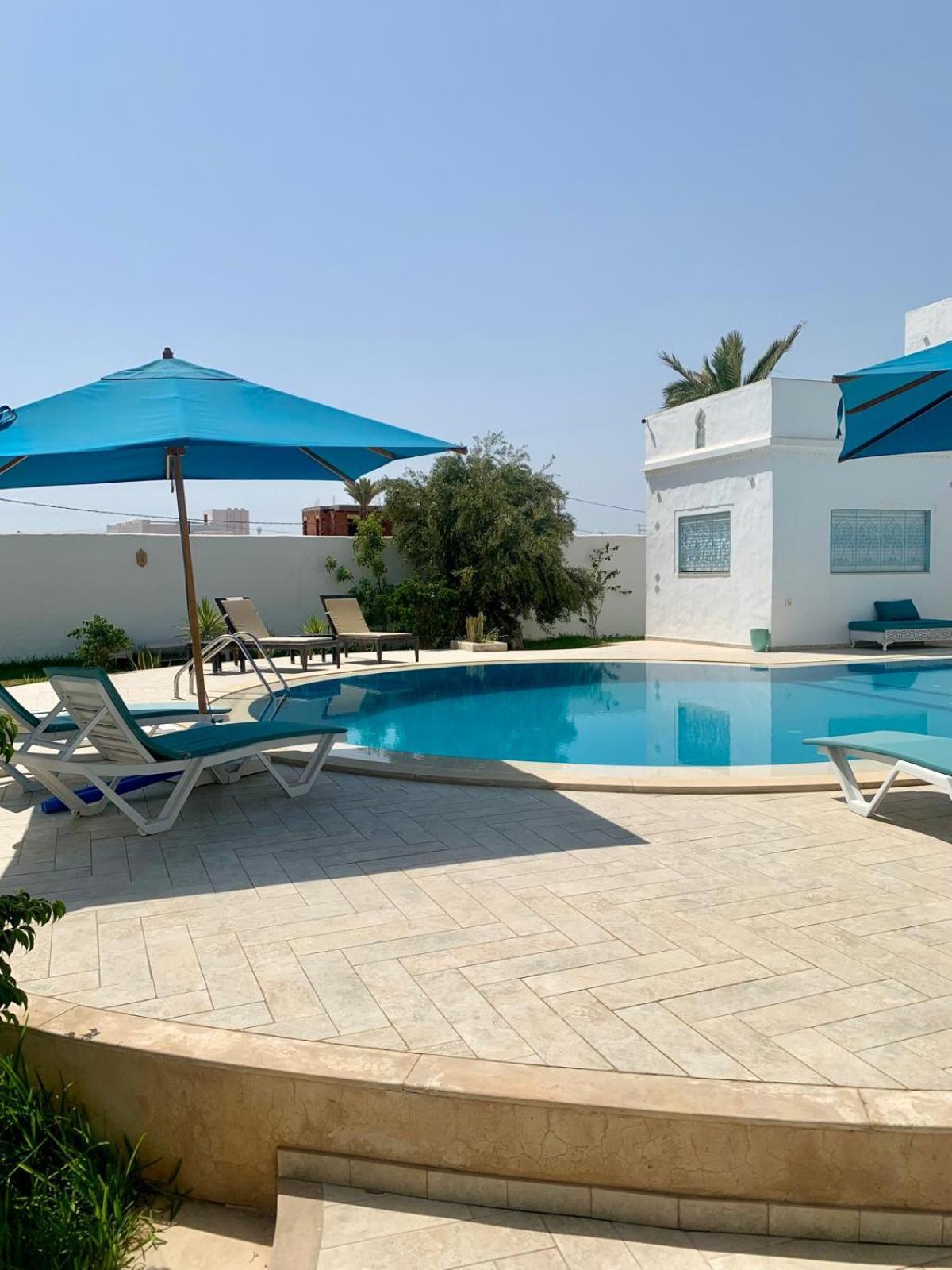 Villa La Palmeraie D'Arkou, Grande Piscine Bagian luar foto