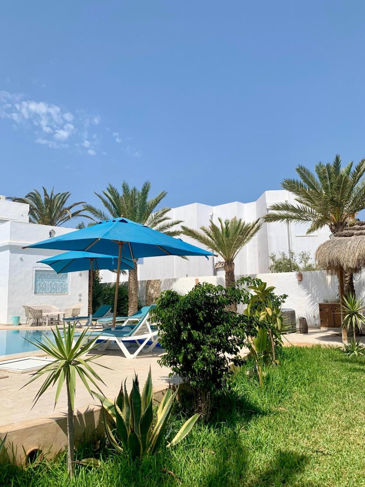 Villa La Palmeraie D'Arkou, Grande Piscine Bagian luar foto