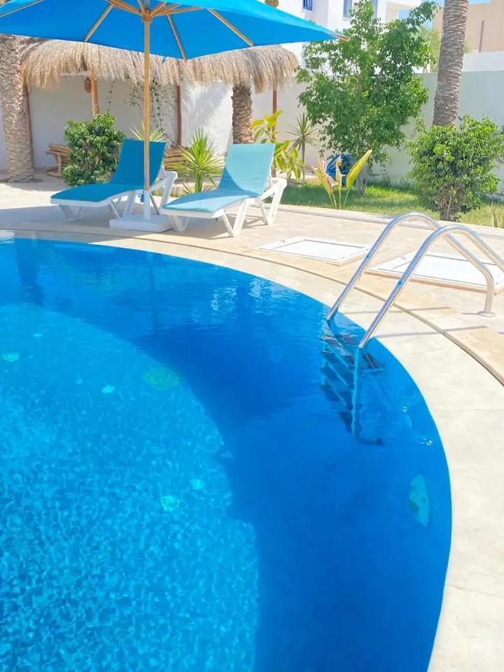 Villa La Palmeraie D'Arkou, Grande Piscine Bagian luar foto